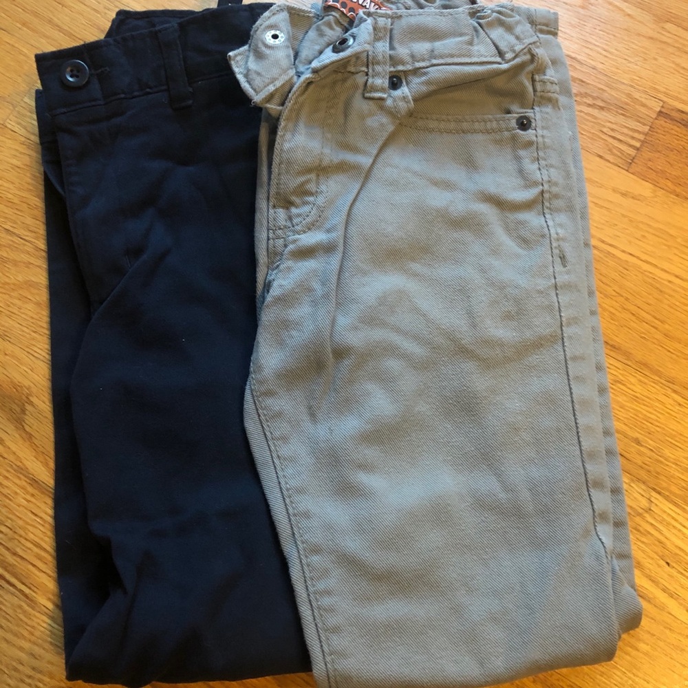 2 Pairs of khaki pants